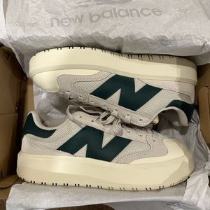 New Balance CT302 White Nightwatch Green Sneaker